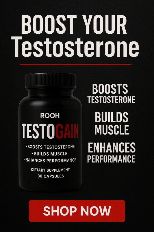 TestoGain by ROOH — Natural Testosterone Support