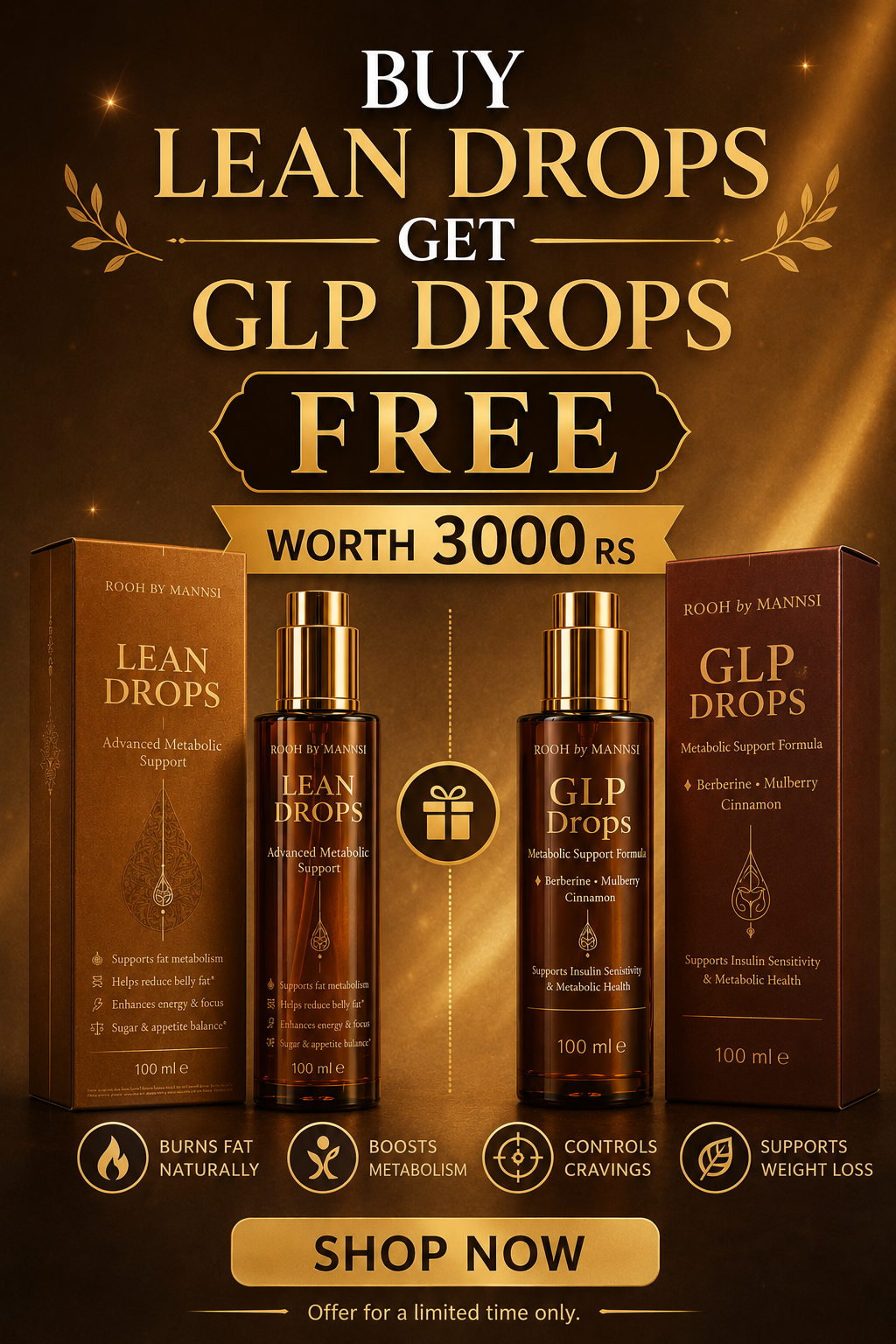 Buy Lean drops and get GLP free