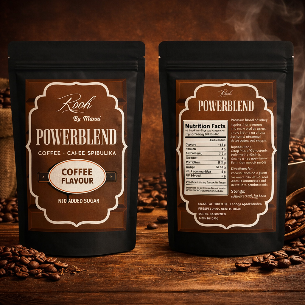 Rooh PowerBlend Protein – Coffee