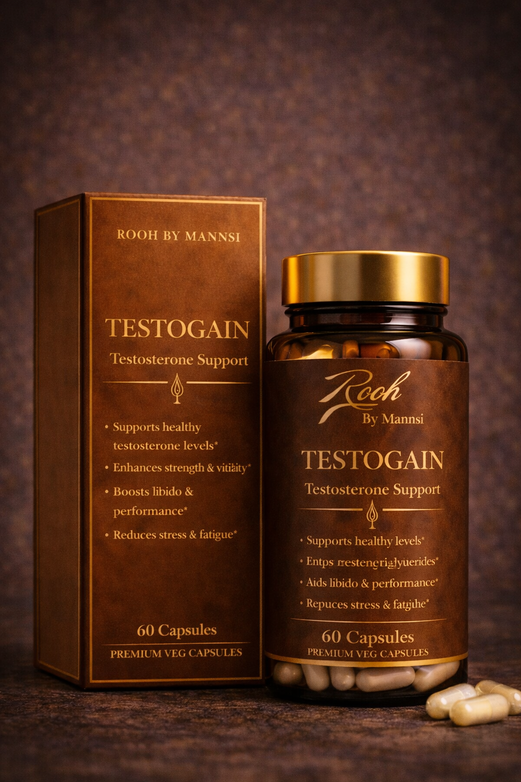 TestoGain by ROOH — Natural Testosterone Support