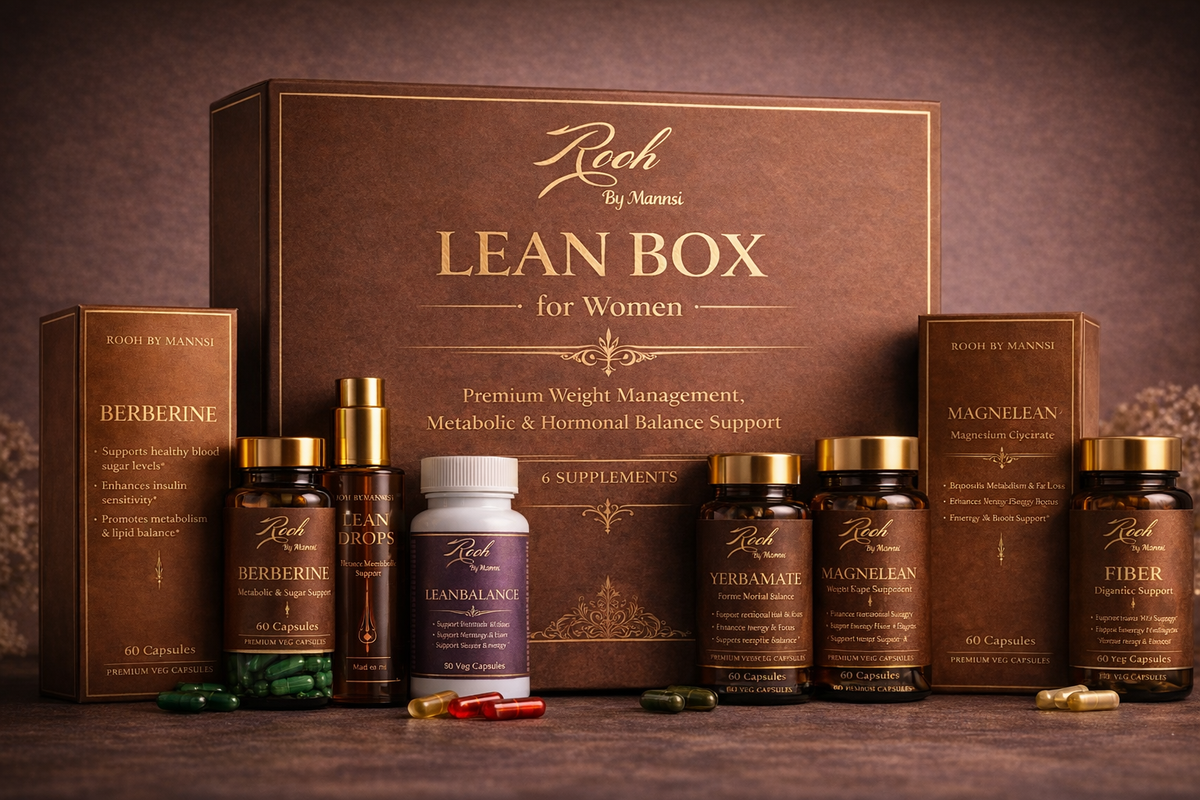 Lean Boxes For Women - Lean Box + Leanbalance + Fiber – Rooh by Mannsi