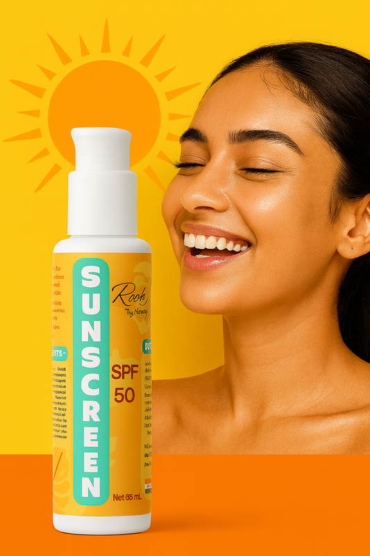 Rooh by Mannsi – Sunscreen SPF 50 | Broad Spectrum, Lightweight, Non-Greasy