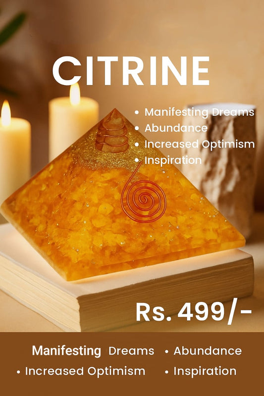 citrine pyramid