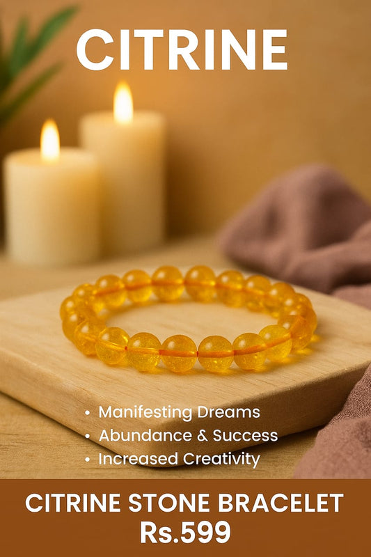 Citrine Stone Bracelet