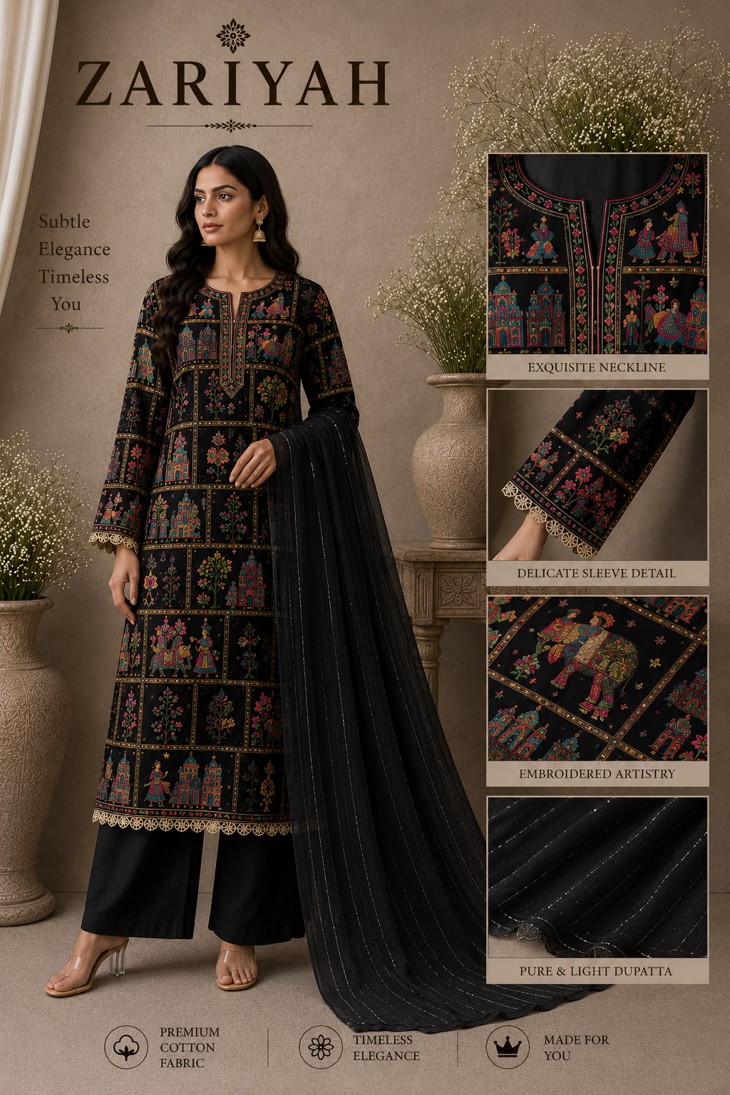 Heritage Gajji Silk Suit Set