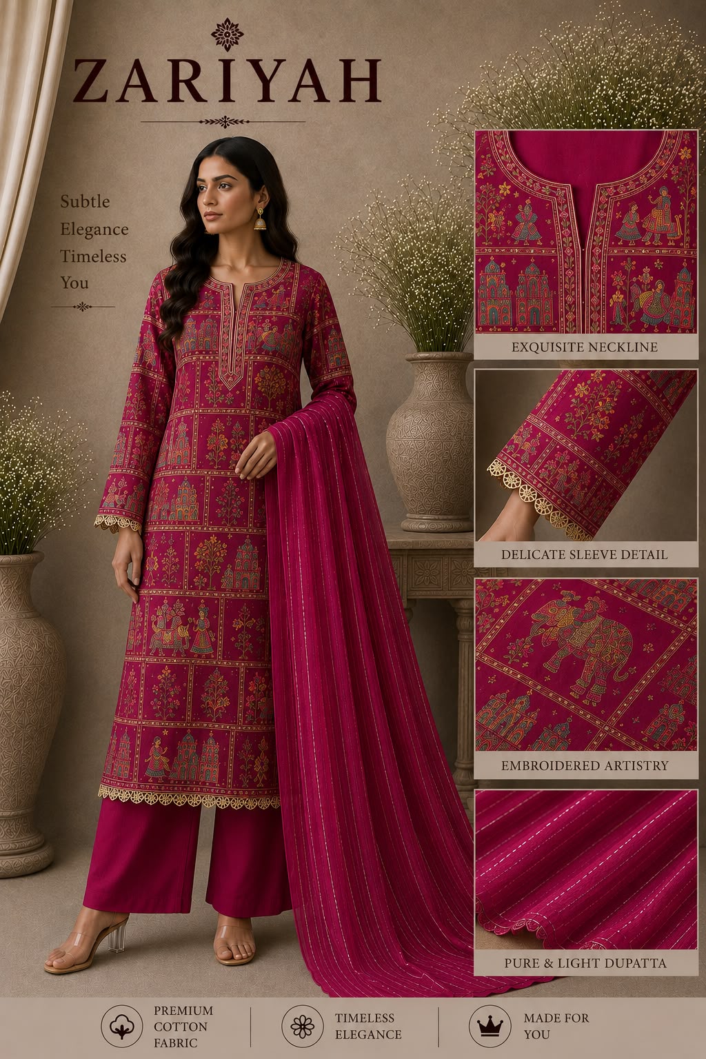 Heritage Gajji Silk Suit Set