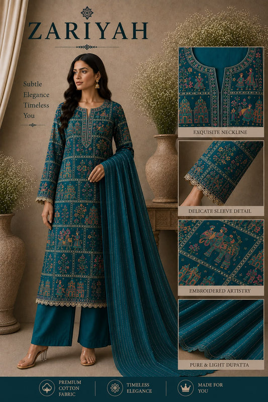 Heritage Gajji Silk Suit Set