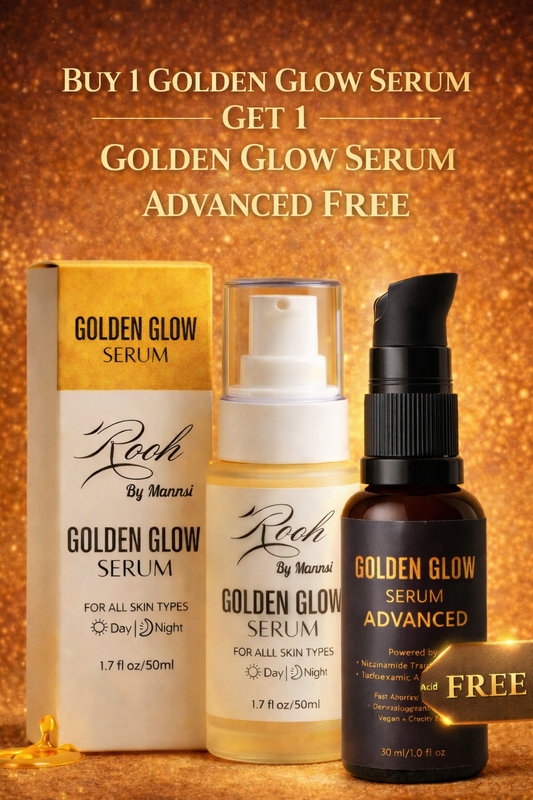 Buy Golden Glow serum and get Golden Glow Advanced free