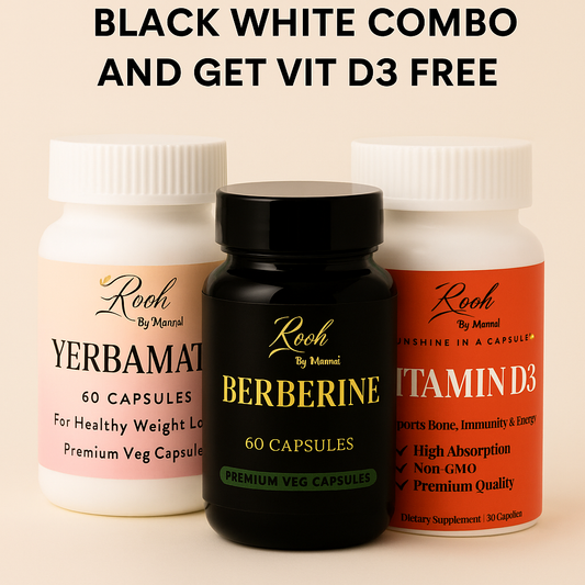 Buy Black White combo and get Vitamin D3 Free
