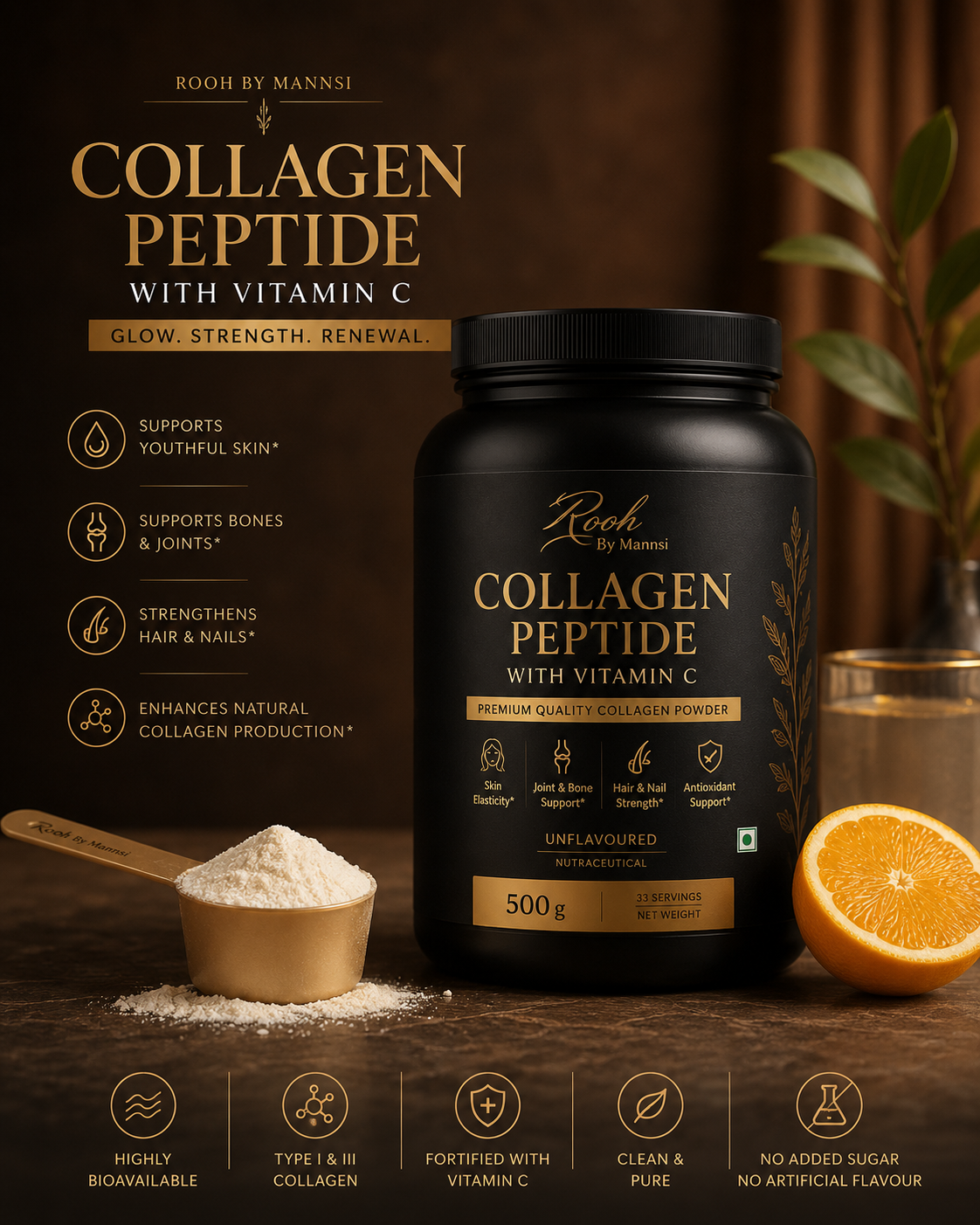 Collagen Peptide with Vitamin C